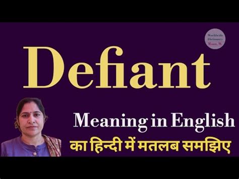 defiant in tagalog|Defiant meaning in Hindi .